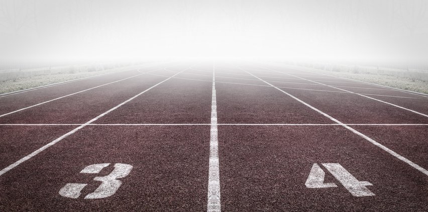 starting line at track and field freelance writing