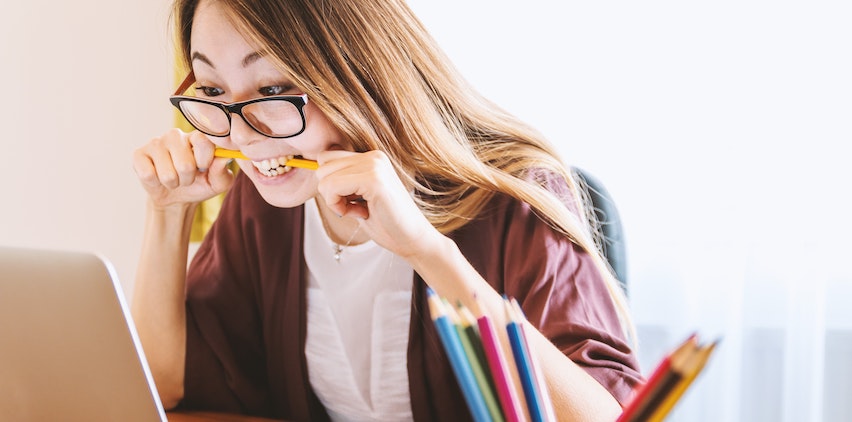 Woman feeling stressed