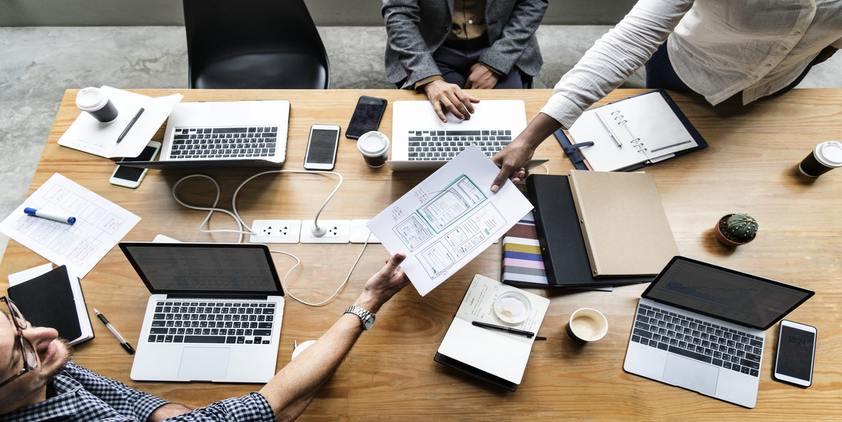 unsplash. people at a business meeting
