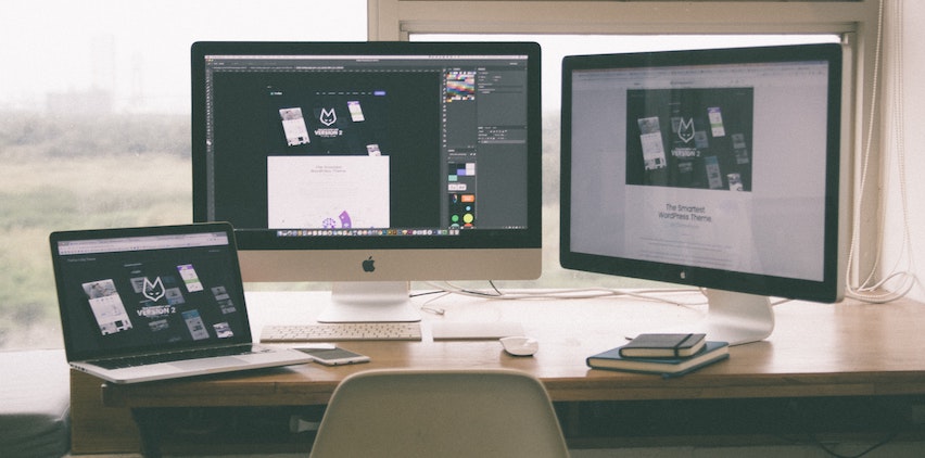 Website development on three computers